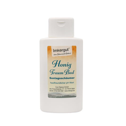 Honig-Wellness-Set | "Goldene Auszeit" | Honig-Bad, Imker-Secco & Bienenwachskerze