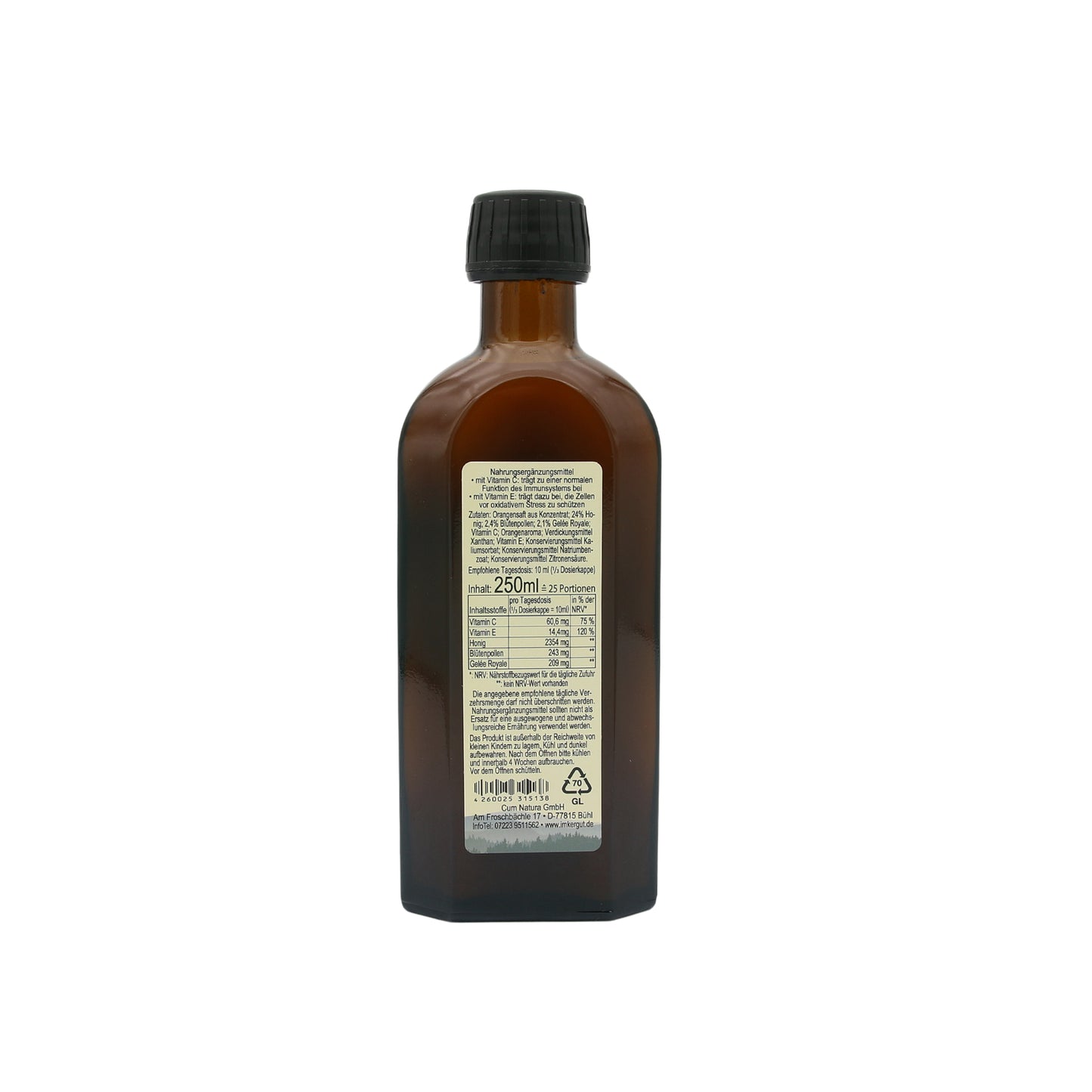 Gelée Royale Trinkkur 250ml - Imkerzaubertrunk