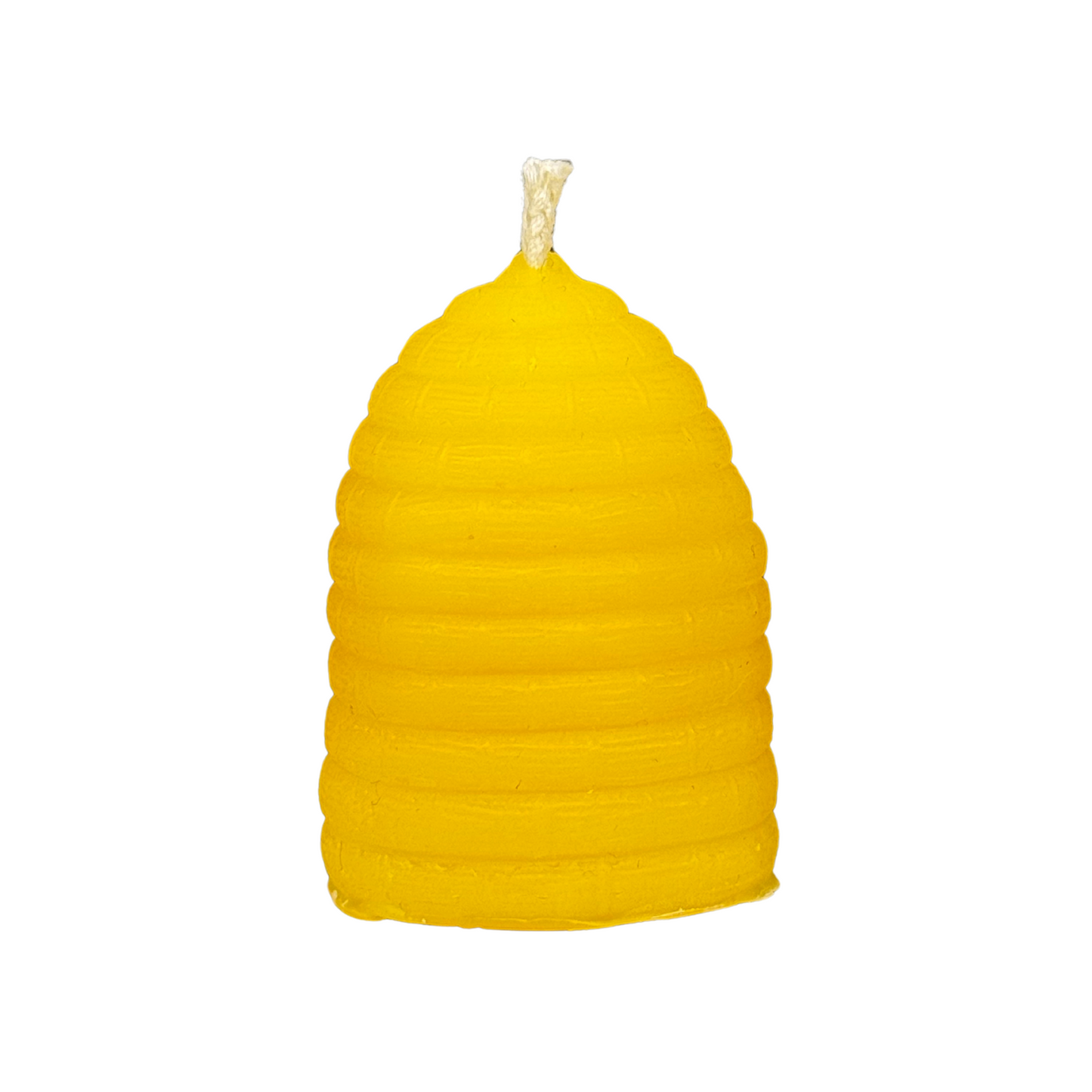 Handgegossene Bienenwachskerze | Bienenkorb mini