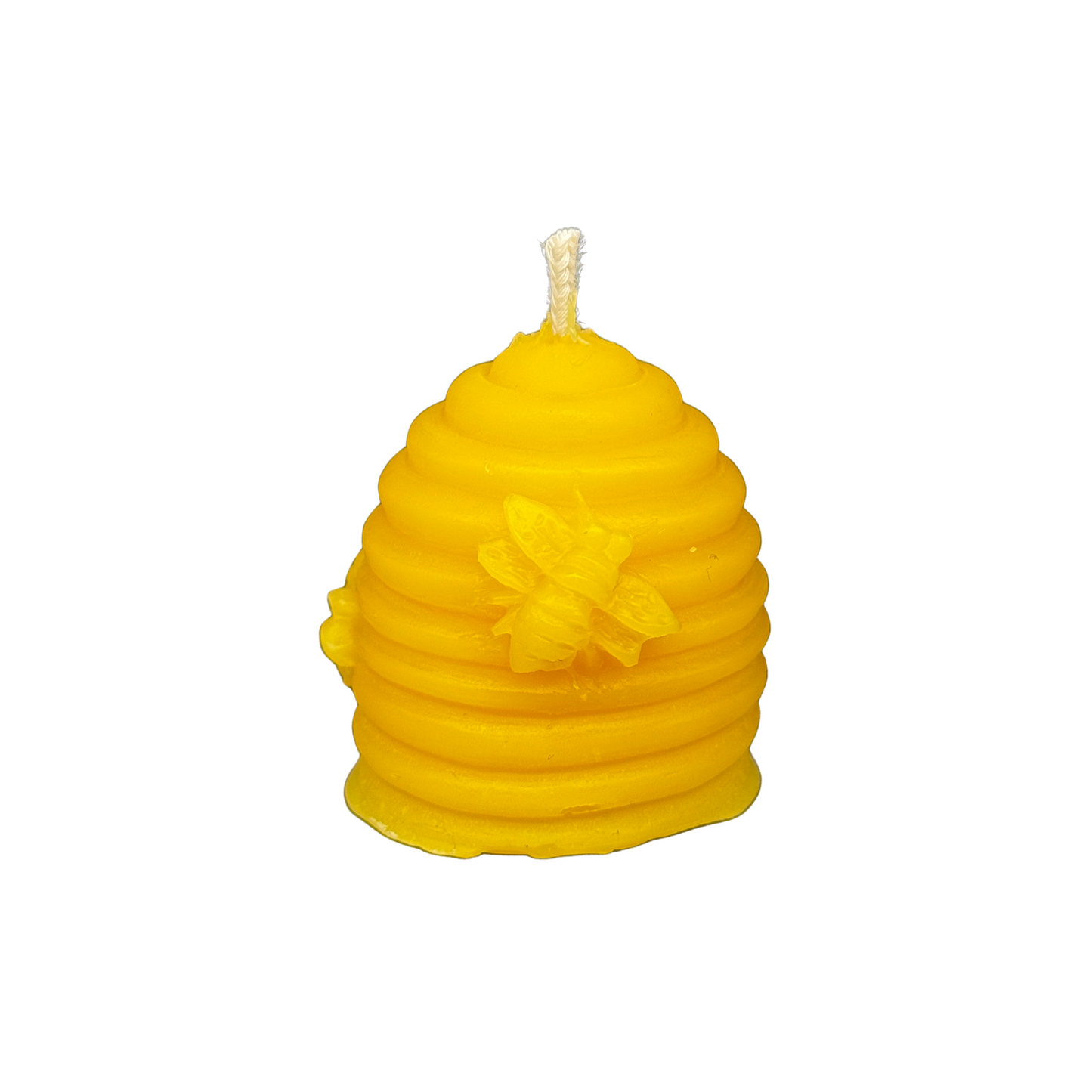 Kerze Bienenkorb mit Bienen