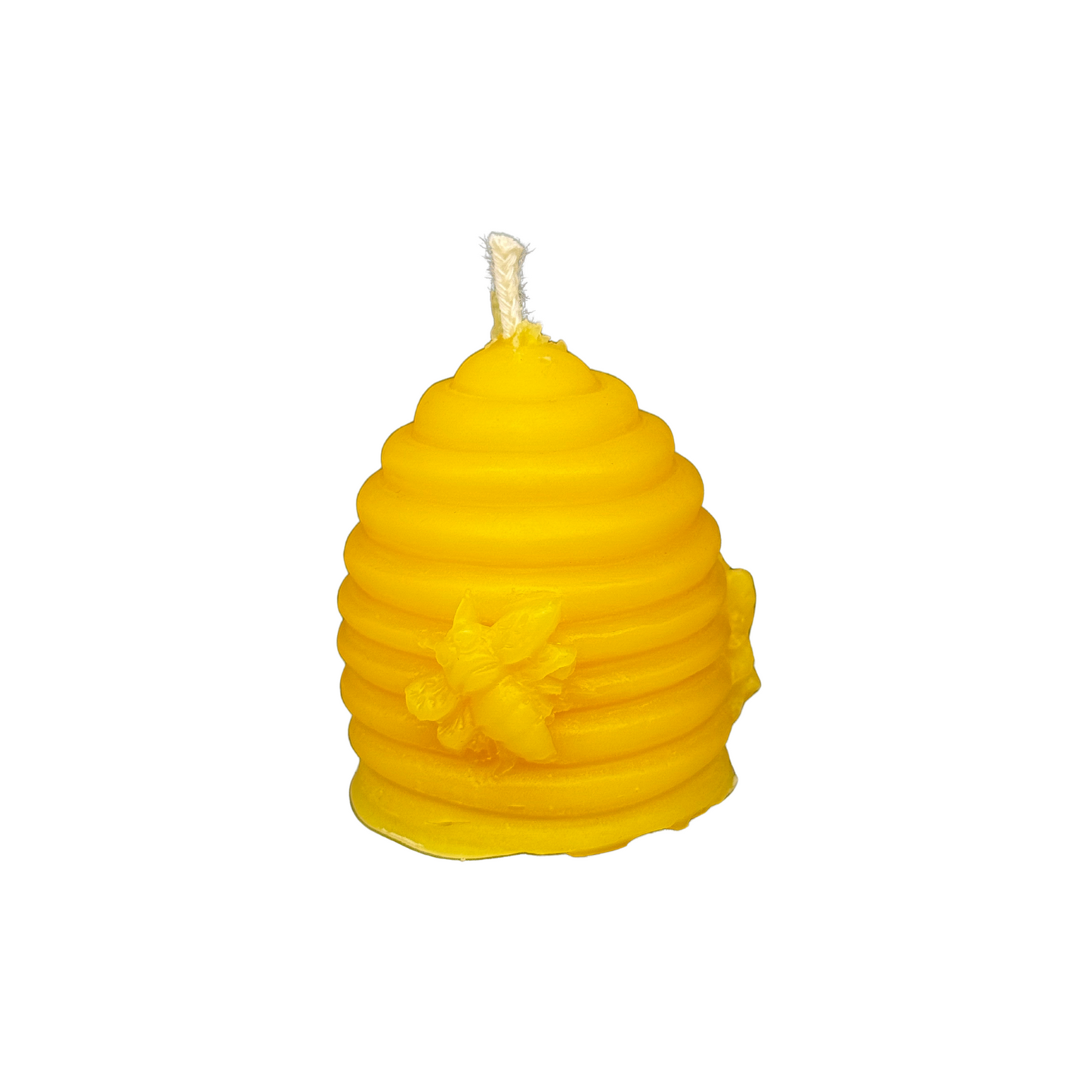 Kerze Bienenkorb mit Bienen
