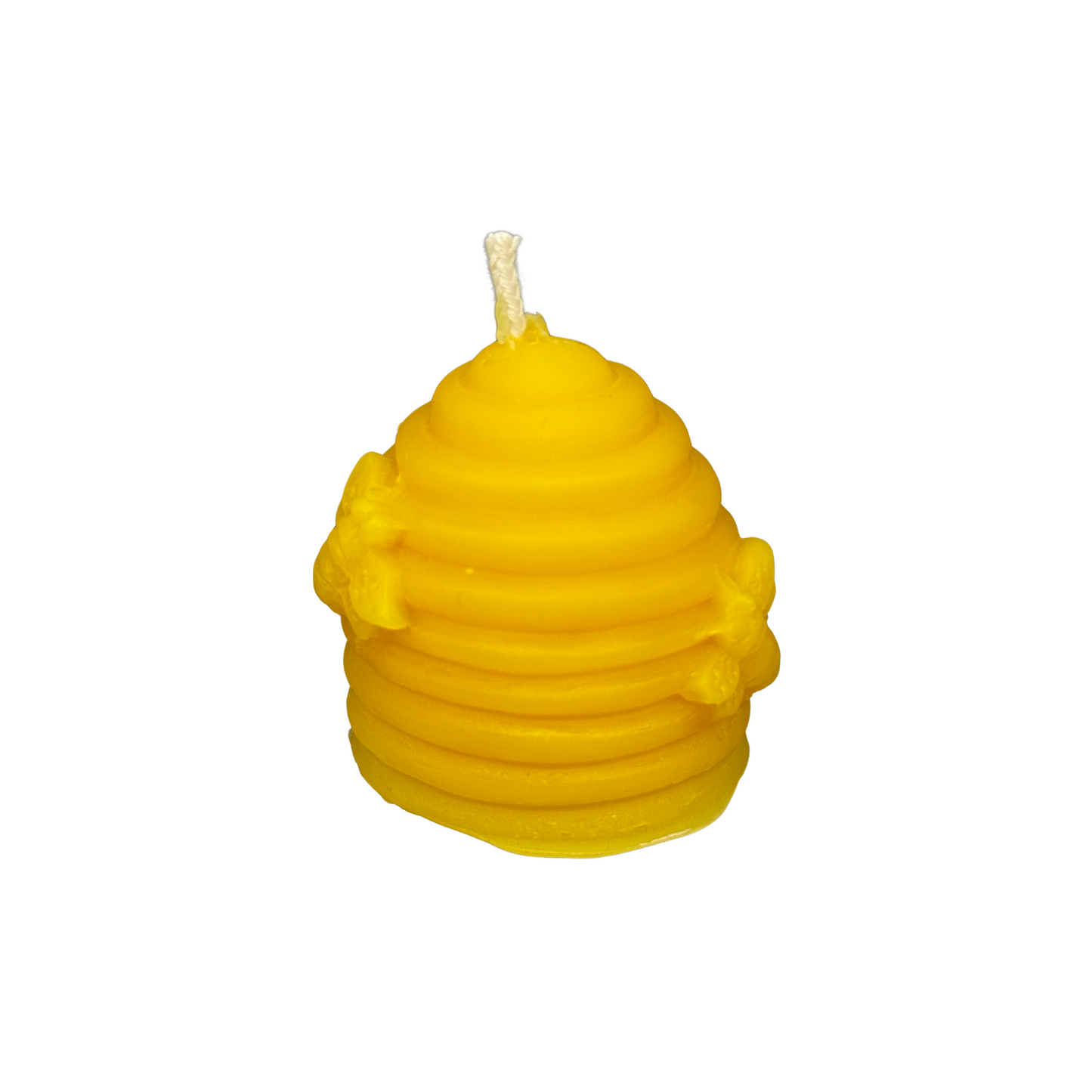 Kerze Bienenkorb mit Bienen