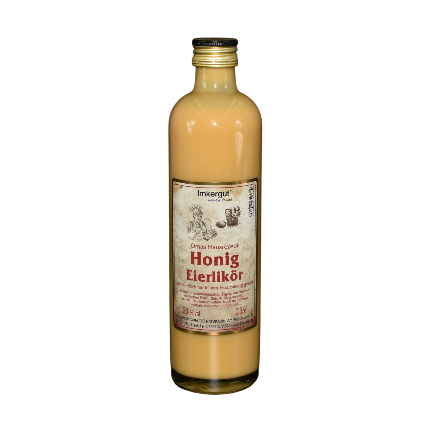 Eierlikör mit Akazienhonig 0,35l