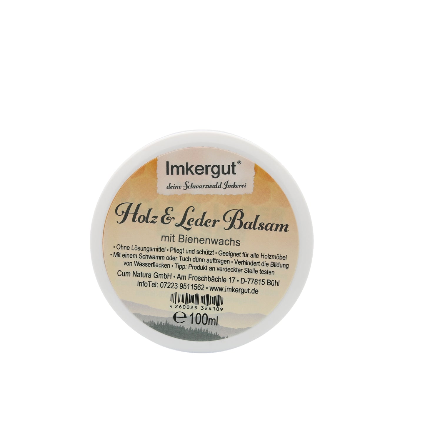 Holz- u. Leder Balsam mit Bienenwachs in einer 100ml-Dose