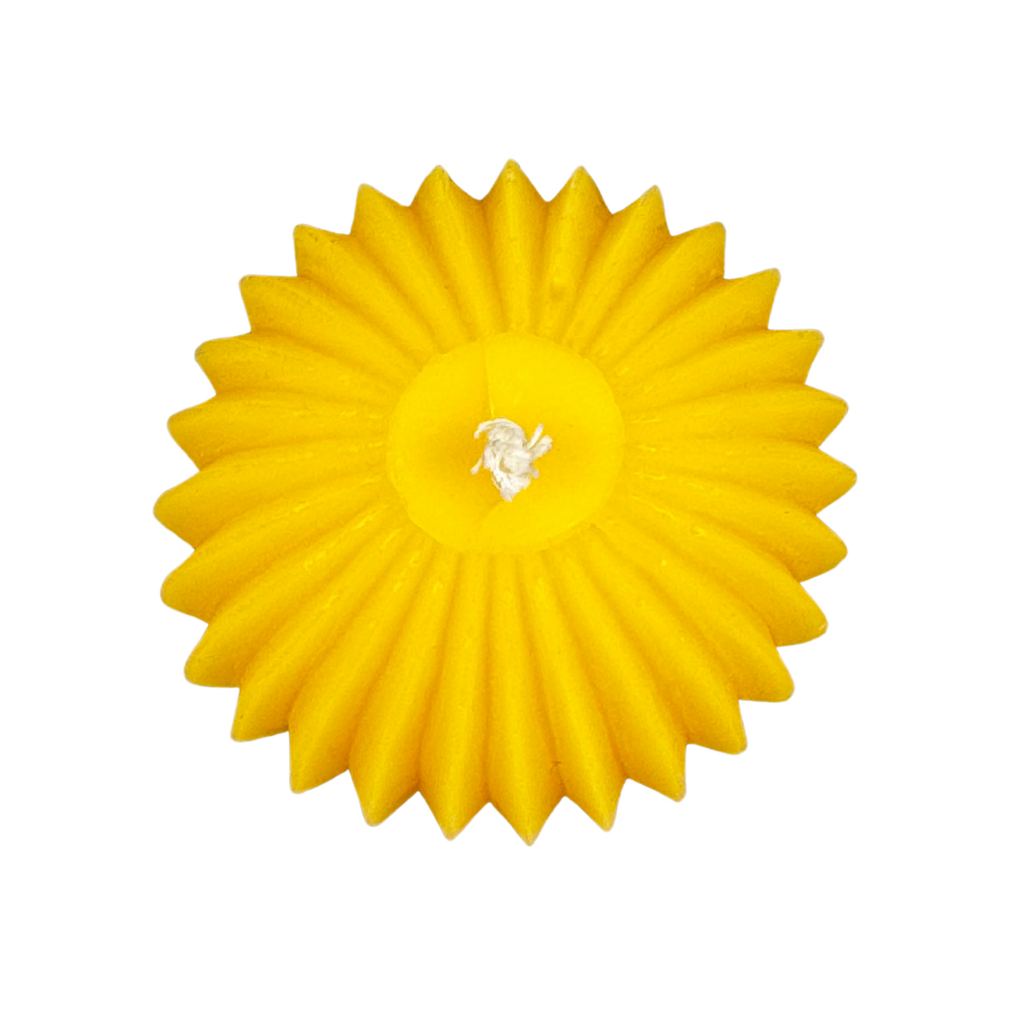 Kerze Kugel mit Rillen