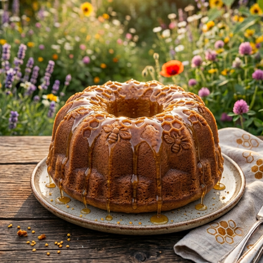 Spätsommer-Genuss aus der Imkerei: Saftiger Honig-Apfelkuchen