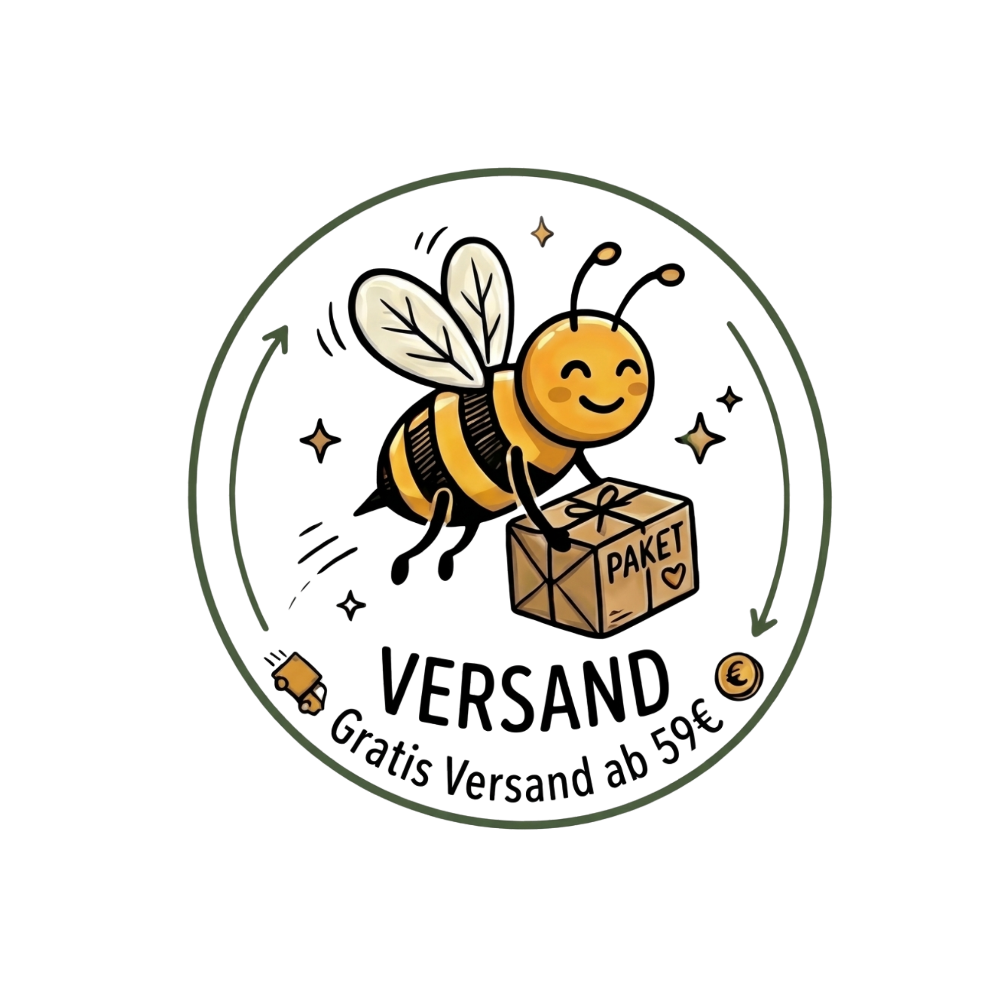Icon Gratis-Versand ab 59€ bei Bestellung im Online Shop der Imkerei Ostermann 