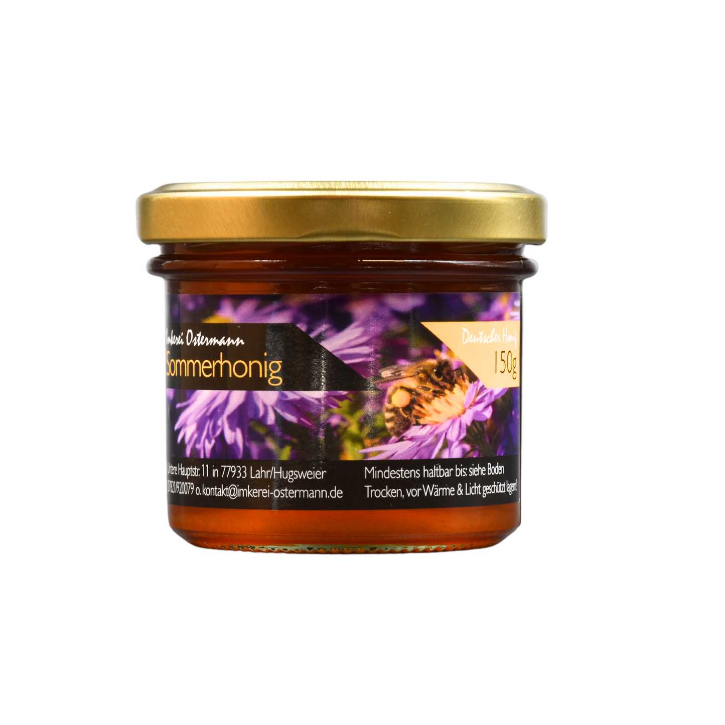 Honig-Geschenkset |  „Honig Quartett“ | 4 Sorten regionaler Honig nach Wahl (je 150g)