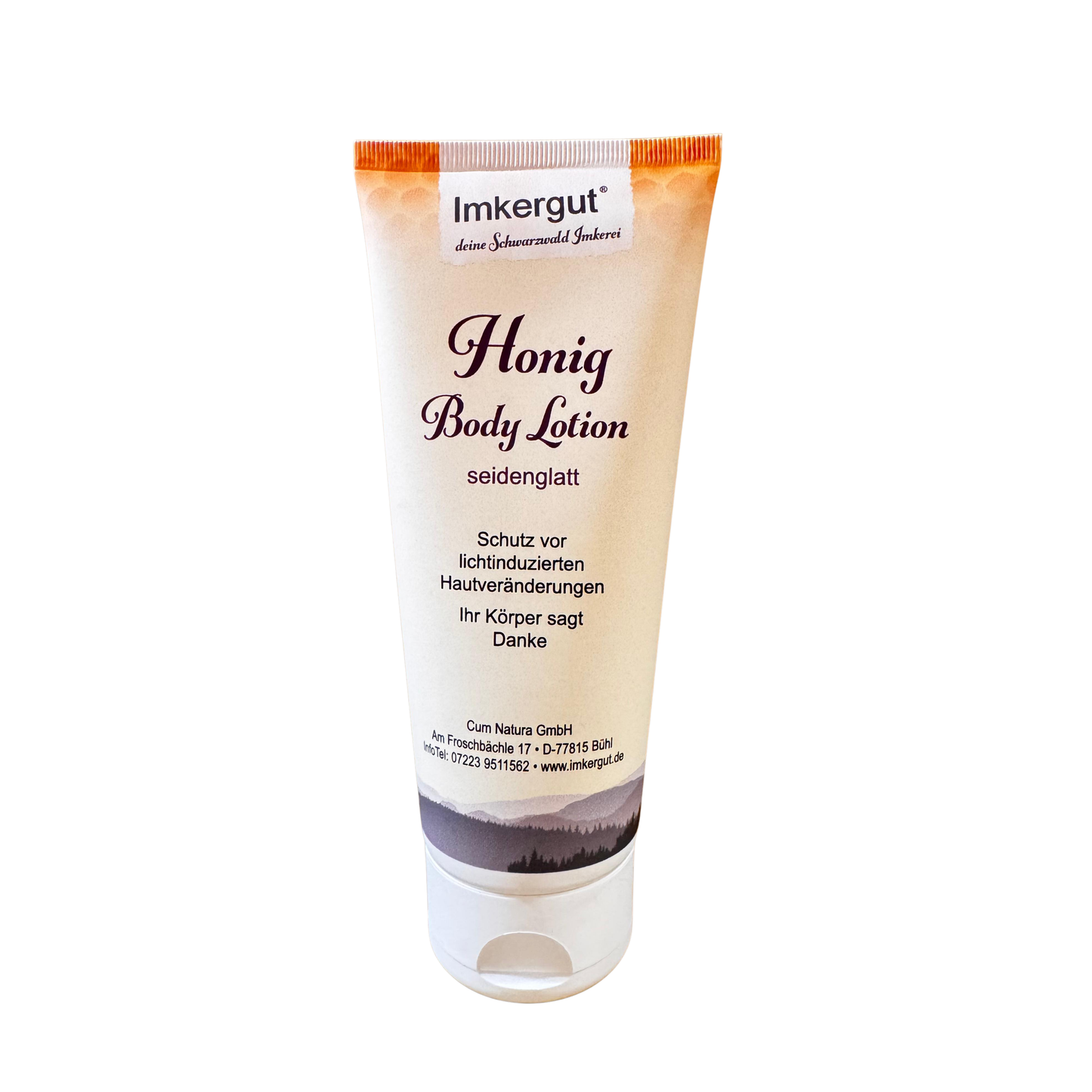 Honig Body Lotion 200ml Vorderseite im Online-Shop der Imkerei Ostermann.